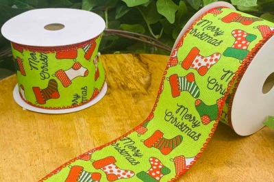 κορδελα χρ. καλτσες 6.4*10 yards light green