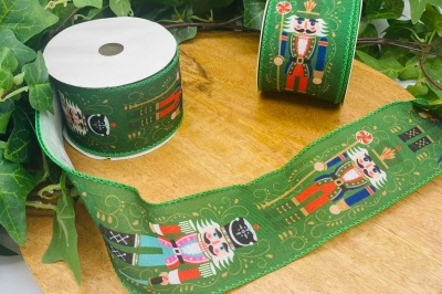 κορδελα χρ. nutcracker 6.4*10 yards green
