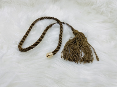 φουντα brown 12cm ακροδεκτη/κορδονι 9mm l82cm