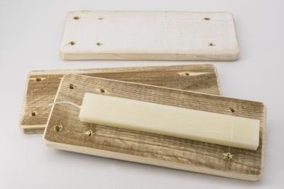 ΞΥΛΟ 10X27cm ΚΑΦΕ ΣΥΣΚΕΥΑΣΙΑ ΠΑΣΧΑΛΙΝΗΣ ΛΑΜΠΑΔΑΣ