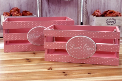 ΚΑΦΑΣΑΚΙΑ SWEET TIME S/2 ΡΟΖ