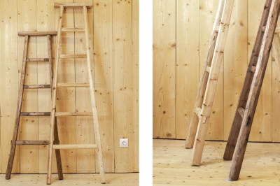 ΣΚΑΛΑ ΞΥΛΙΝΗ 180CM ΜΟΝΗ ΧΡΩΜΑ ΦΥΣΙΚΟ