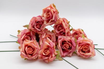 ΠΑΚΕΤΟ S/12 ΤΡΙΑΝΤΑΦΥΛΛΟ BUD PICK 7CM OLD PINK