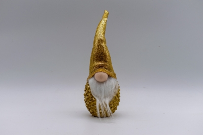 χρ.διακοσμητικο νανος/κουκουναρι 6*6*19cm χρυσο