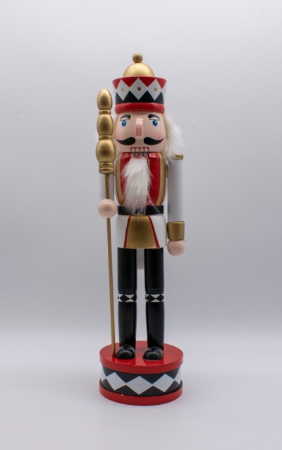 καρυοθραυστης 38cm ρηγας κουπα με χρυσο καπελο