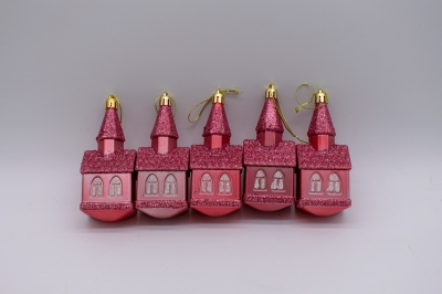 πακετο s/5 χρ.σπιτακια 10cm dusty pink