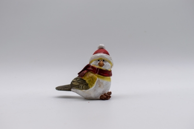 πουλακι/πρασινο φτερο resin 7.5*4.5*5.5cm