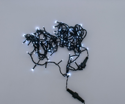 λαμπακια 100 led σειρα ip44(επεκτασηx3)/8m/πρασινο καλωδιο/warm white