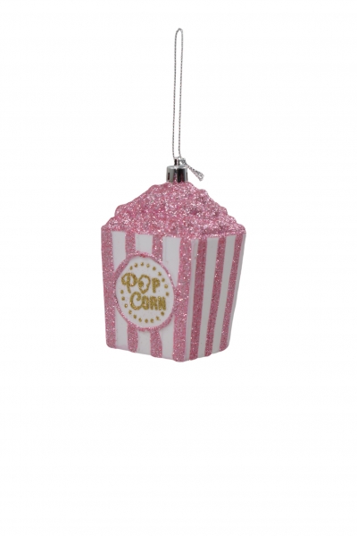 στολιδι αθραυστο pop corn 6*5.5*10.5cm pink