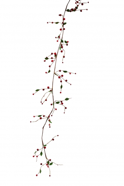 χρ.γιρλαντα 130cm red berries