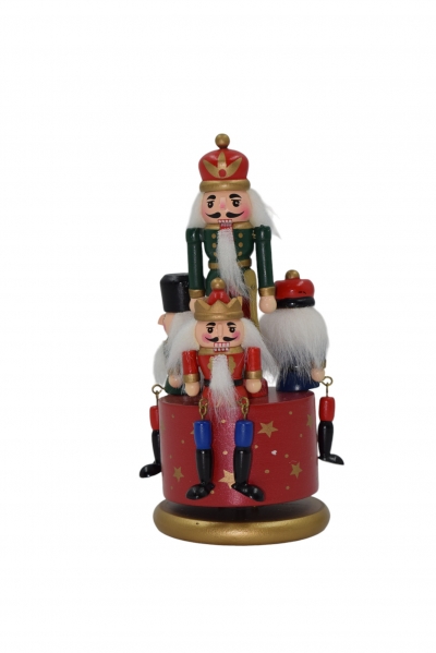 μουσικο κουτι 11*23cm καρυοθραυστες/αστερια πρασινο