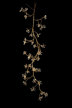 microled garland 2.5m 360led champagne/silver 8 functions warm white ip44