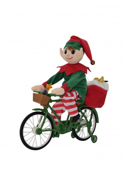 cycling elf 28.4*10*28.2cm κινηση/φωτακια/μουσικη