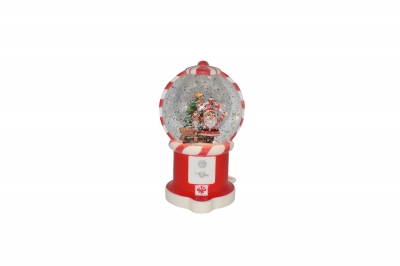 χρ.παρασταση santa`s candy machine 11.8*11.1*19.8cm light/music usb