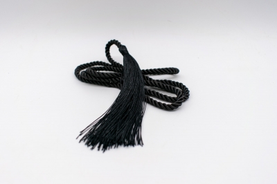 ΦΟΥΝΤΑ ΜΕ ΚΟΡΔΟΝΙ ΜΟΝΗ 112cm BLACK 1ΤΜΧ